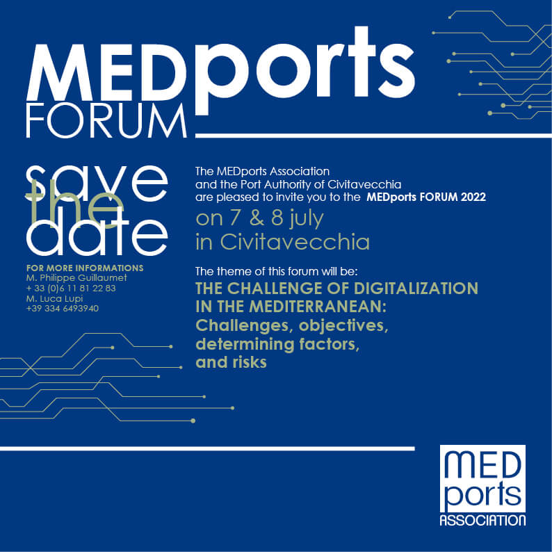 SAVE THE DATE ! MEDports FORUM 7 & 8 July