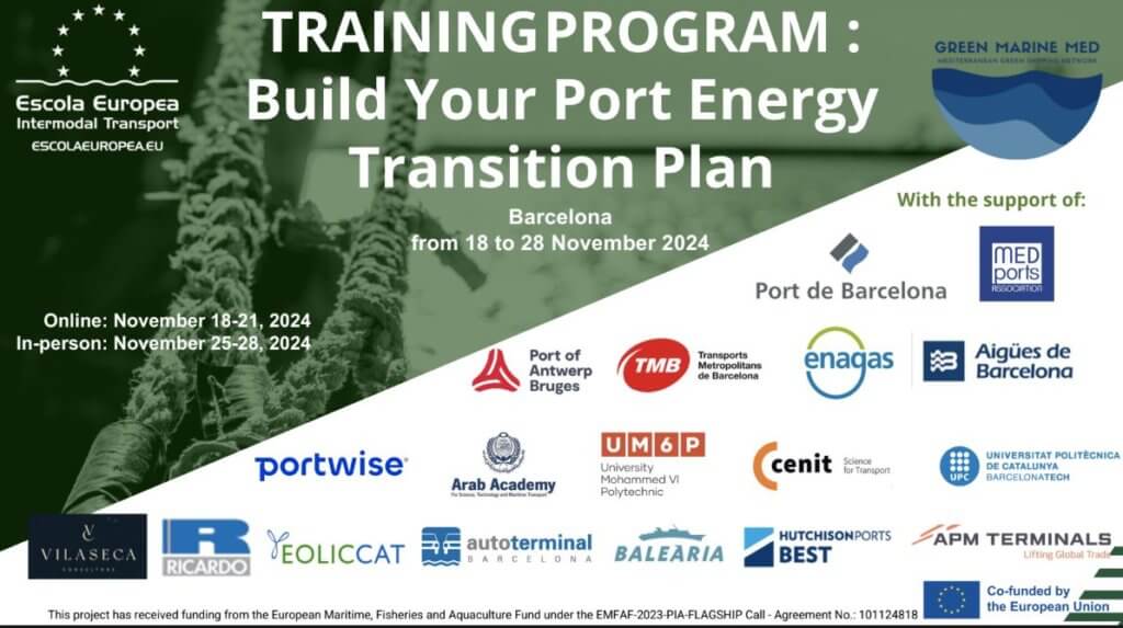 MEDPorts Training Program 24-25: Second Program Developed by Escola Europea from November 18th & 28th